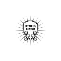 Fitness Center Logo Design vector