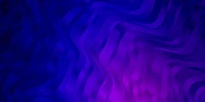 Dark Purple, Pink vector backdrop with curves.