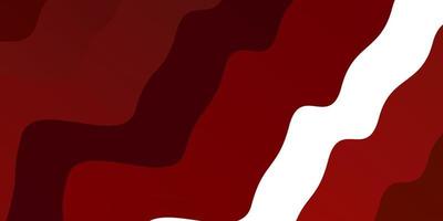 Dark Red vector background with wry lines.