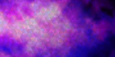 Dark Purple, Pink vector layout with lines, triangles.