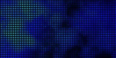 Dark BLUE vector pattern with spheres.