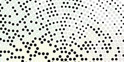 Dark Green, Yellow vector texture with disks.