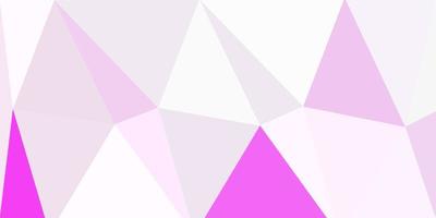 Light purple vector triangle mosaic template.