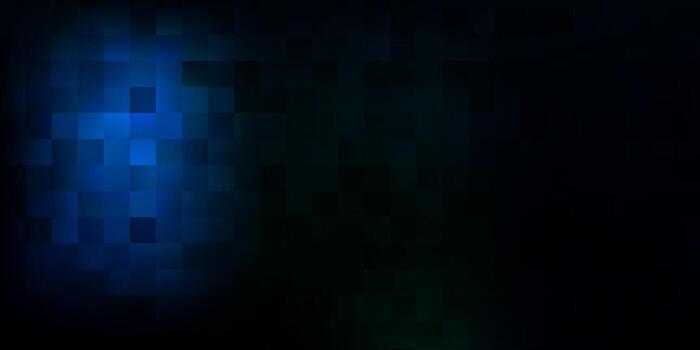 Fondo de vector azul oscuro, verde con formas aleatorias.