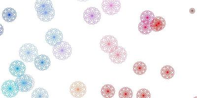 Light Blue, Red vector template with circles.