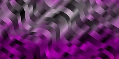 Light Purple, Pink vector backdrop with bent lines.