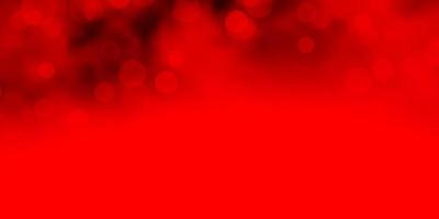 Light Red vector backdrop with dots.