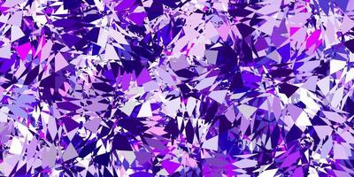 Light purple vector layout with triangle forms.