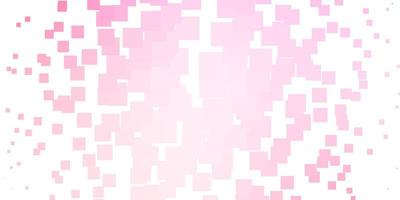 Light Pink, Yellow vector background with rectangles.