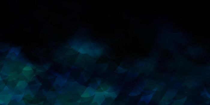 textura de vector azul oscuro con estilo triangular.