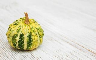 Pumpkin on the table photo