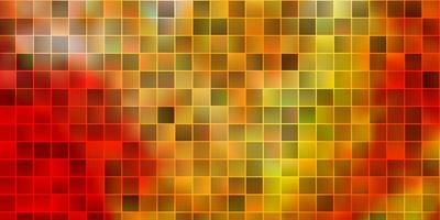 Light Pink, Yellow vector background with rectangles.