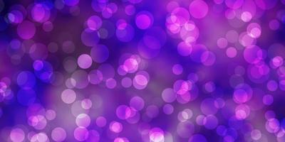 Light Purple vector layout with circle shapes.