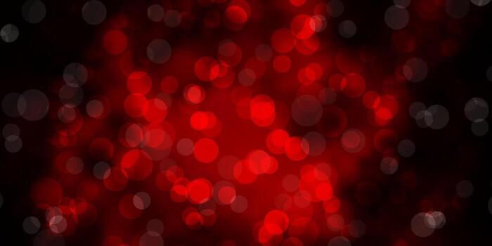 Dark Red vector texture with disks.