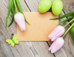 Easter greeting card photo