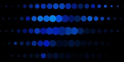 Dark BLUE vector pattern with spheres.