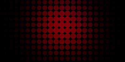 Dark Red vector layout with circle shapes.