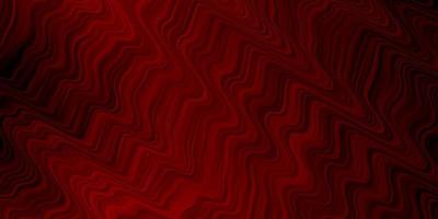 Dark Red vector texture with wry lines.
