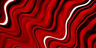 Light Red vector template with curved lines.