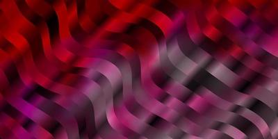 Light Red vector background with curves.