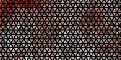 Light Red vector background with polygonal style.