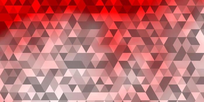 Light Red vector texture with triangular style.