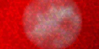 Light Red vector layout with lines, triangles.