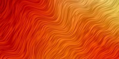 Light Red, Yellow vector template with wry lines.