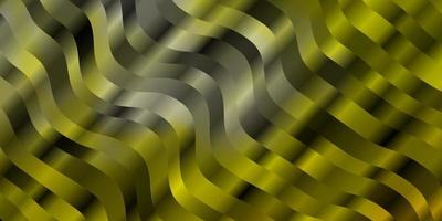 Light Yellow vector pattern with curves.