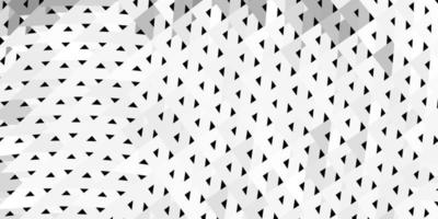 Light gray vector abstract triangle pattern.