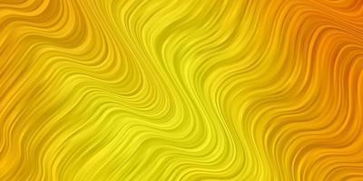 Light Yellow vector backdrop with bent lines.