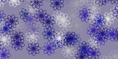 ilustraciones naturales del vector gris claro con flores.