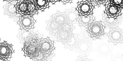 Light Gray vector backdrop with chaotic shapes.