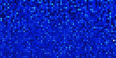 Dark BLUE vector background with bubbles.
