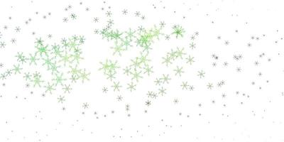 Light Green vector background with curves.