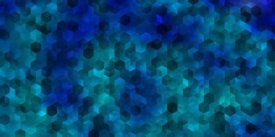 Light Pink, Blue vector background with set of hexagons.