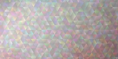 Light Pink, Green vector texture with triangular style.