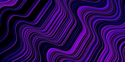 Dark Purple vector pattern with lines.