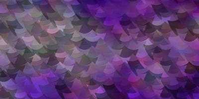 Fondo de vector púrpura claro en estilo poligonal.