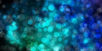 Light BLUE vector pattern with spheres.