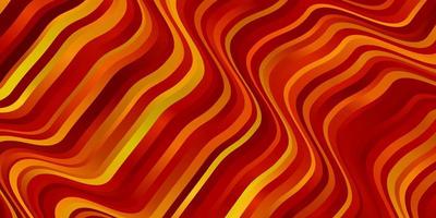 Light Orange vector template with curves.
