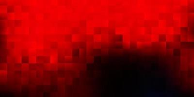 Dark blue, red vector pattern with rectangles.
