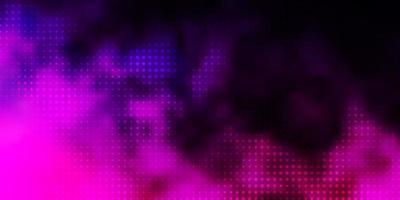 Dark Purple, Pink vector layout with circles.