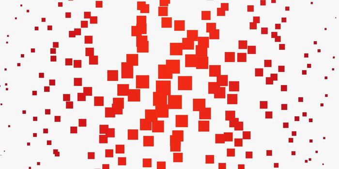 Light Red vector backdrop with rectangles.