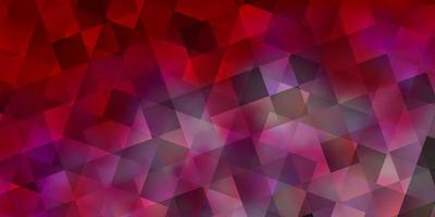 Light Red vector texture with poly style with cubes.