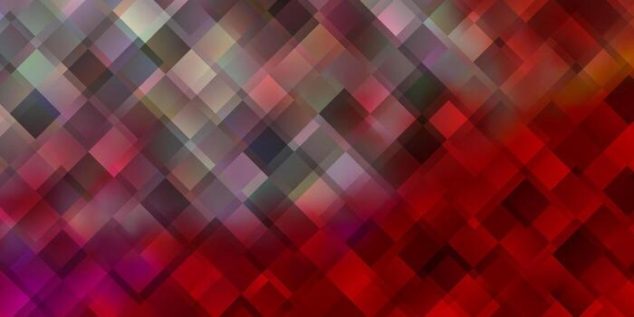 Light Red vector background with rectangles.