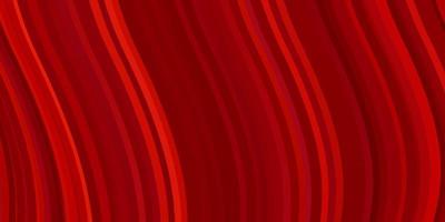 Light Red vector background with wry lines.