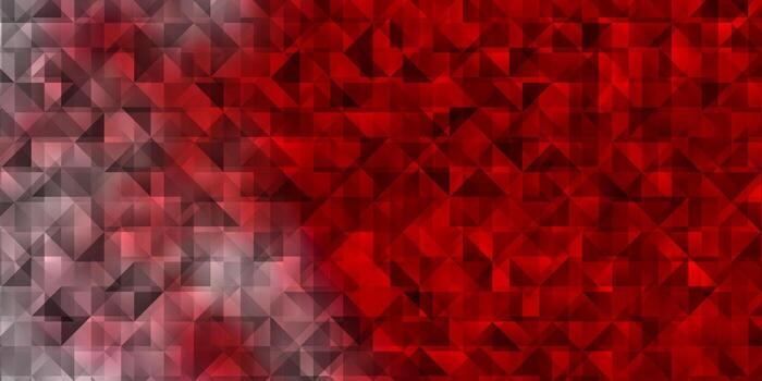Fondo de vector rojo claro con estilo poligonal.