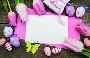 Easter greeting card photo