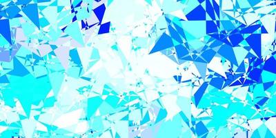 Light BLUE vector background with polygonal forms.